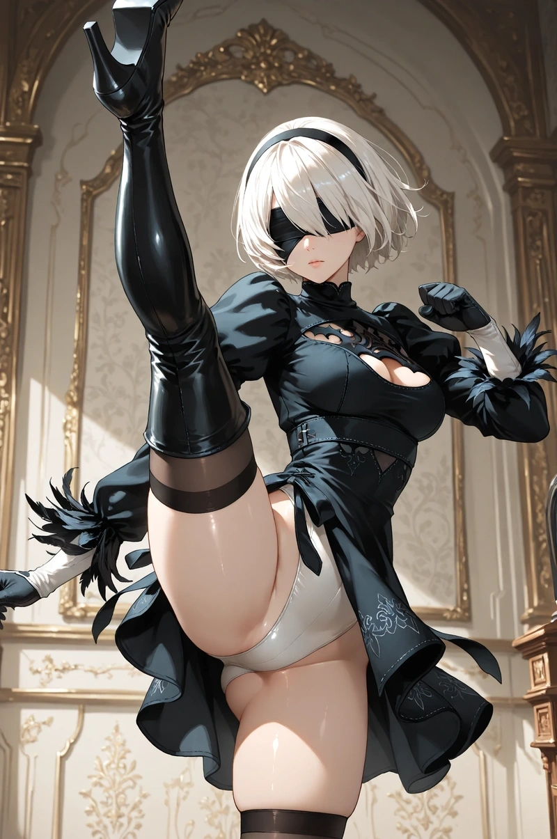 Ảnh hentai 2B YoRHa No.2 Type B bikini gợi cảm