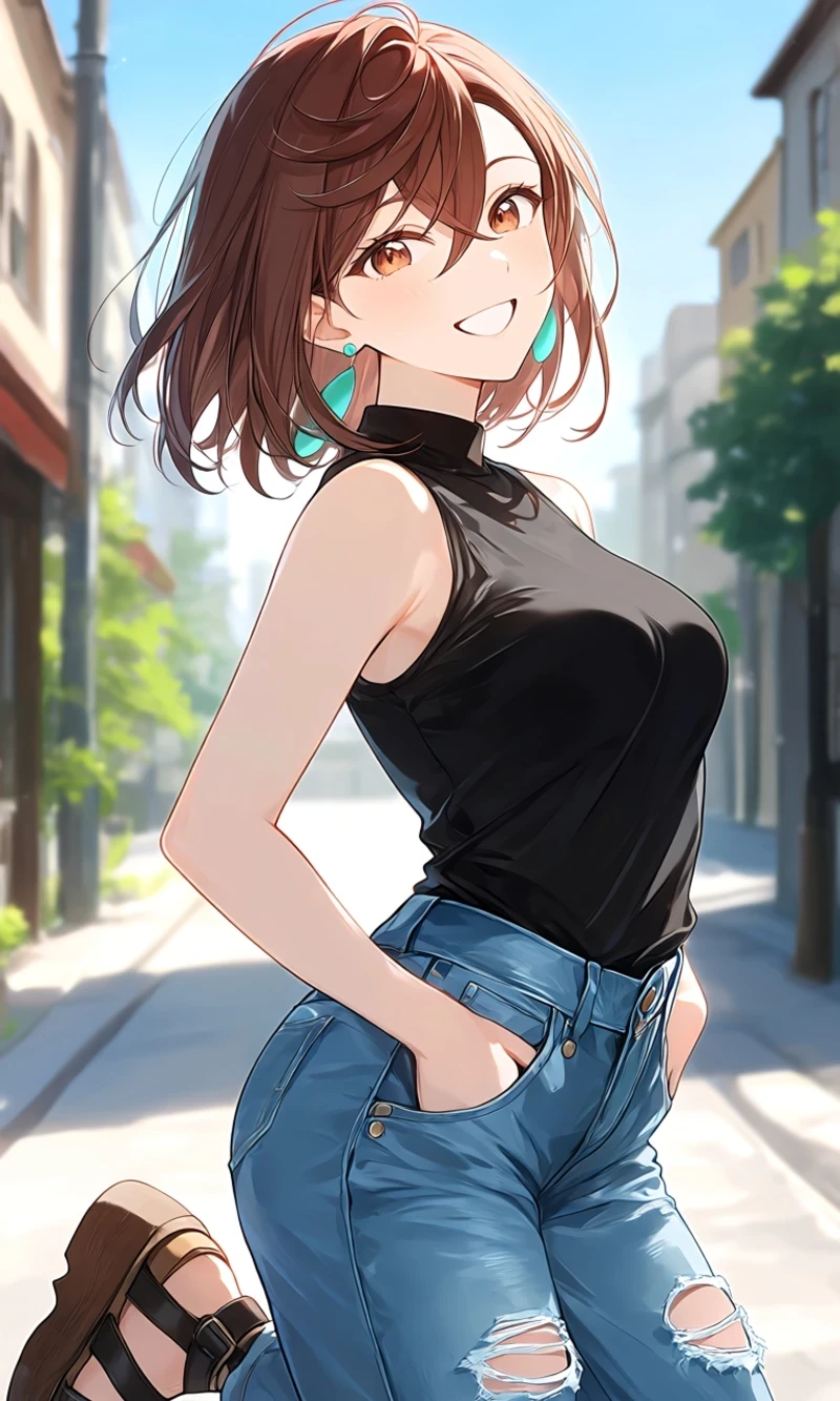 Ảnh hentai Dandadan sexy khoe hàng không che