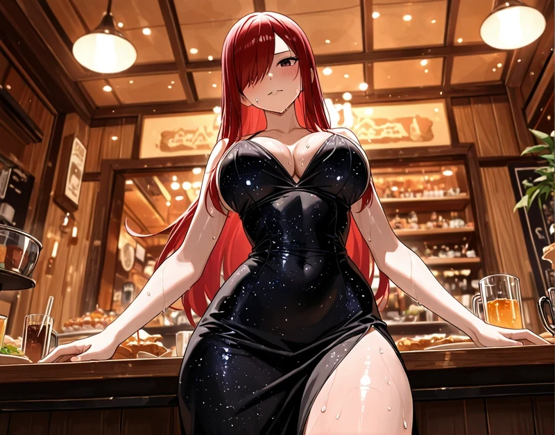 Ảnh hentai Erza show hàng gợi dục