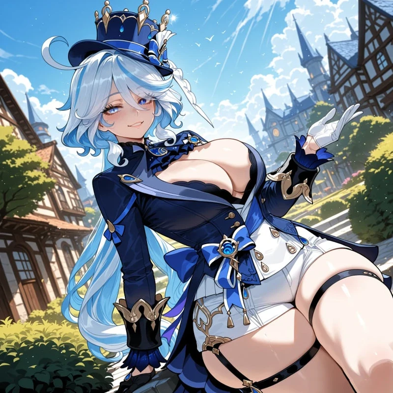 Ảnh hentai Furina lột hết đồ khoe thân hình siêu phẩm