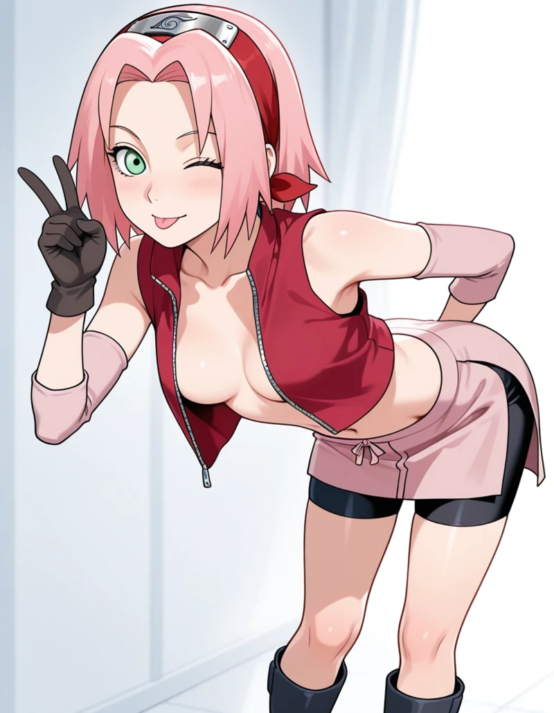 Ảnh hentai Sakura lột đồ full HD sexy