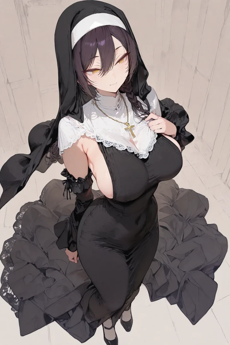 Ảnh hentai nữ tu dâm đãng lộ hàng quyến rũ cực phẩm