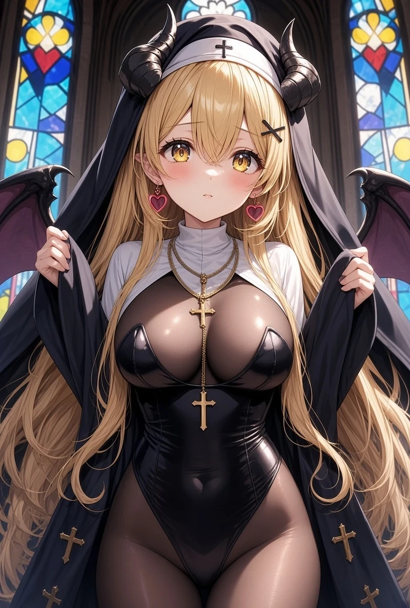 Ảnh hentai nữ tu nóng bỏng khoe mông đít quyến rũ