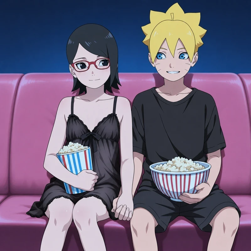 Boruto hentai vú to tròn không che
