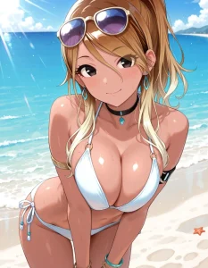 Cô gái hentai bikini khoe hàng nóng bỏng