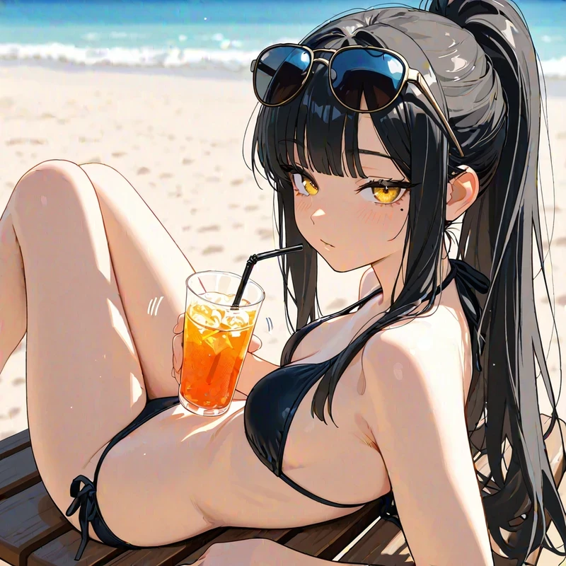 Cô nàng AI bikini mỏng manh sexy cuốn hút