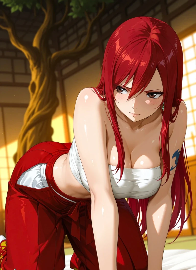 Erza hentai mông to quyến rũ cuốn hút