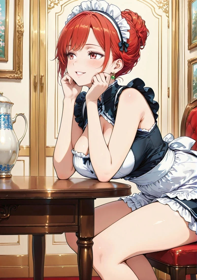 Hầu gái hentai quyến rũ ngọt ngào