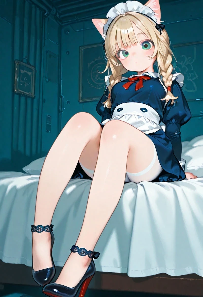 Hầu gái hentai rực lửa nhẹ nhàng