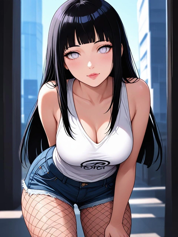 Hinata khỏa thân dáng dâm đãng cuốn hút