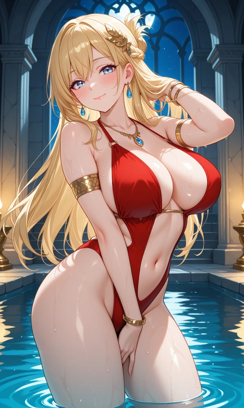 Hình AI hentai khoe vòng 3 tròn trịa cực cuốn hút