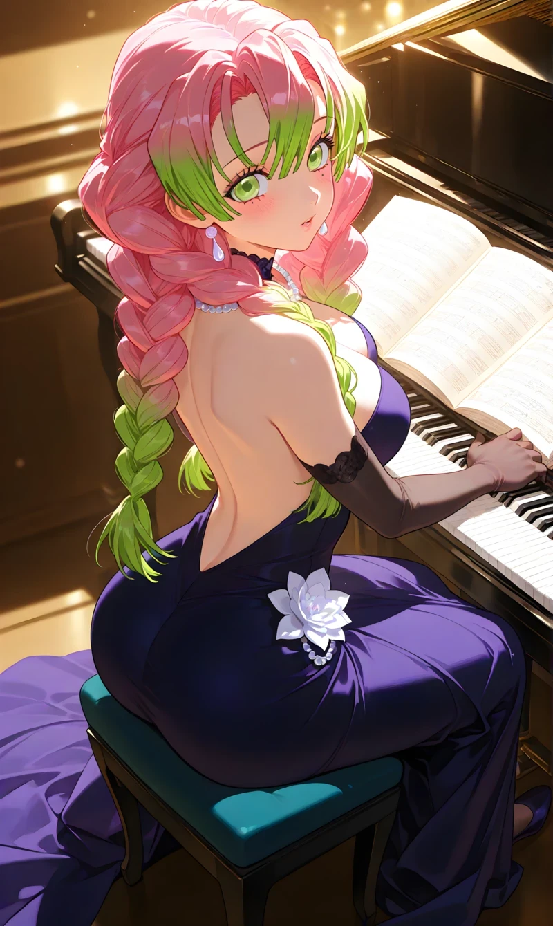 Hình Mitsuri hentai mông nảy gợi cảm