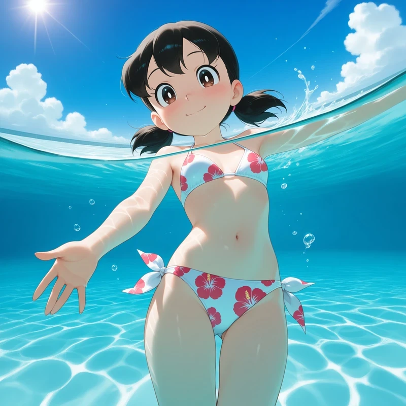 Hình Shizuka hentai khoe vú to không che 4K