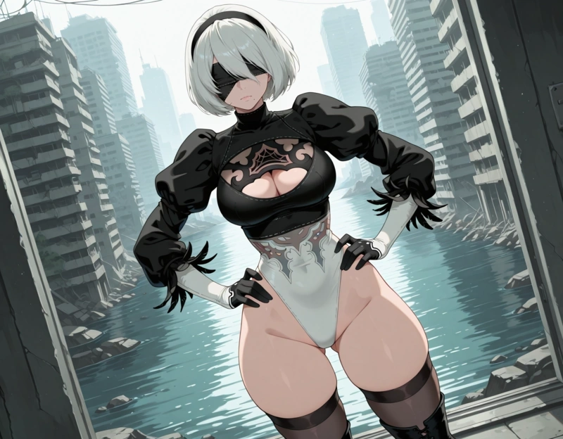 Hình YoRHa No.2 Type B không che gợi dục