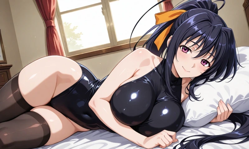 Hình ảnh Akeno hentai vòng ba tròn quyến rũ 2K