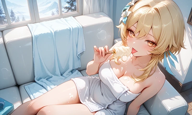Hình ảnh hentai Lumine vòng 3 căng tròn hút hồn