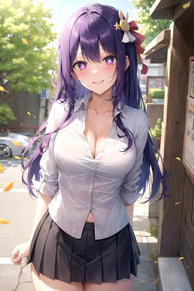 Hình hentai Ai Hoshino khoe hàng full HD