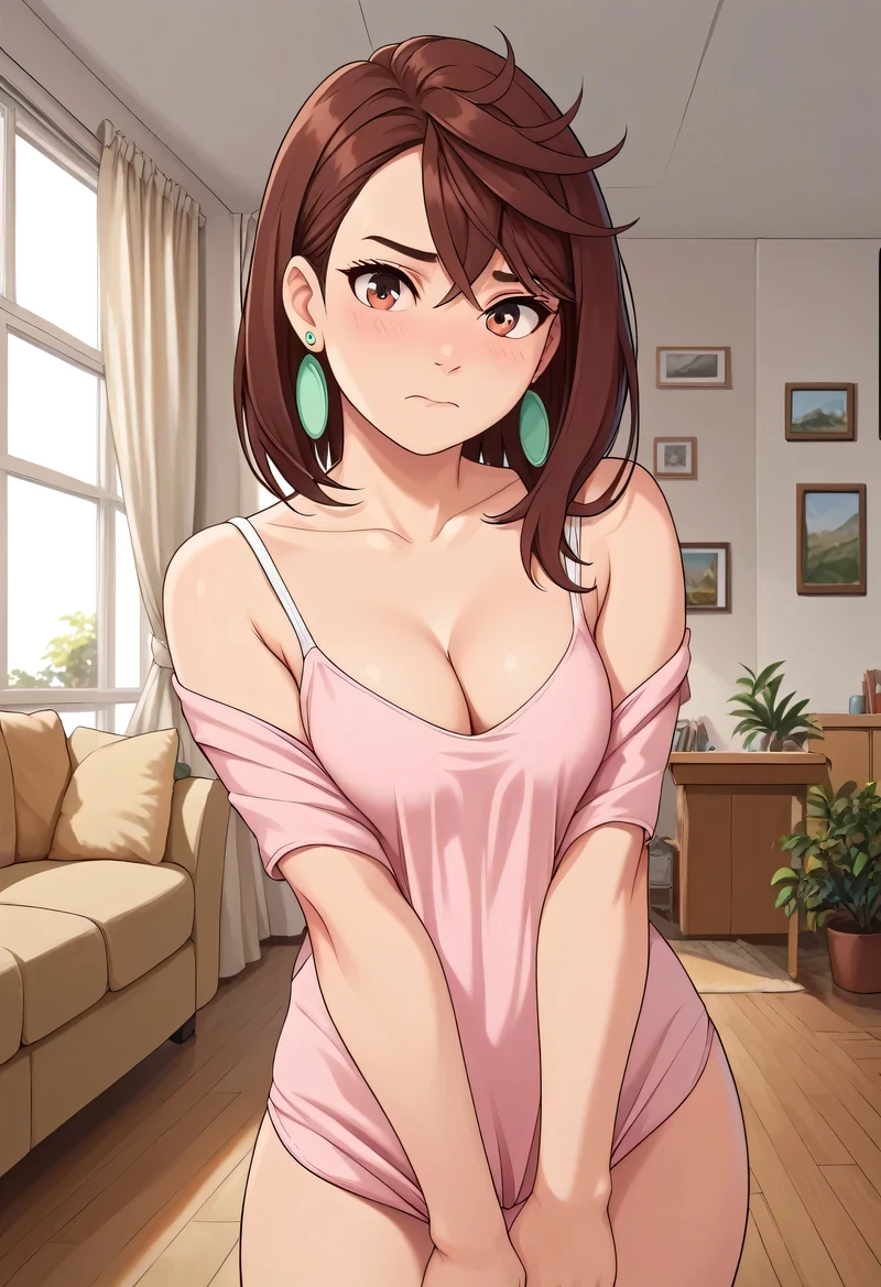 Hình hentai Dandadan bikini gợi cảm khoe vòng 1