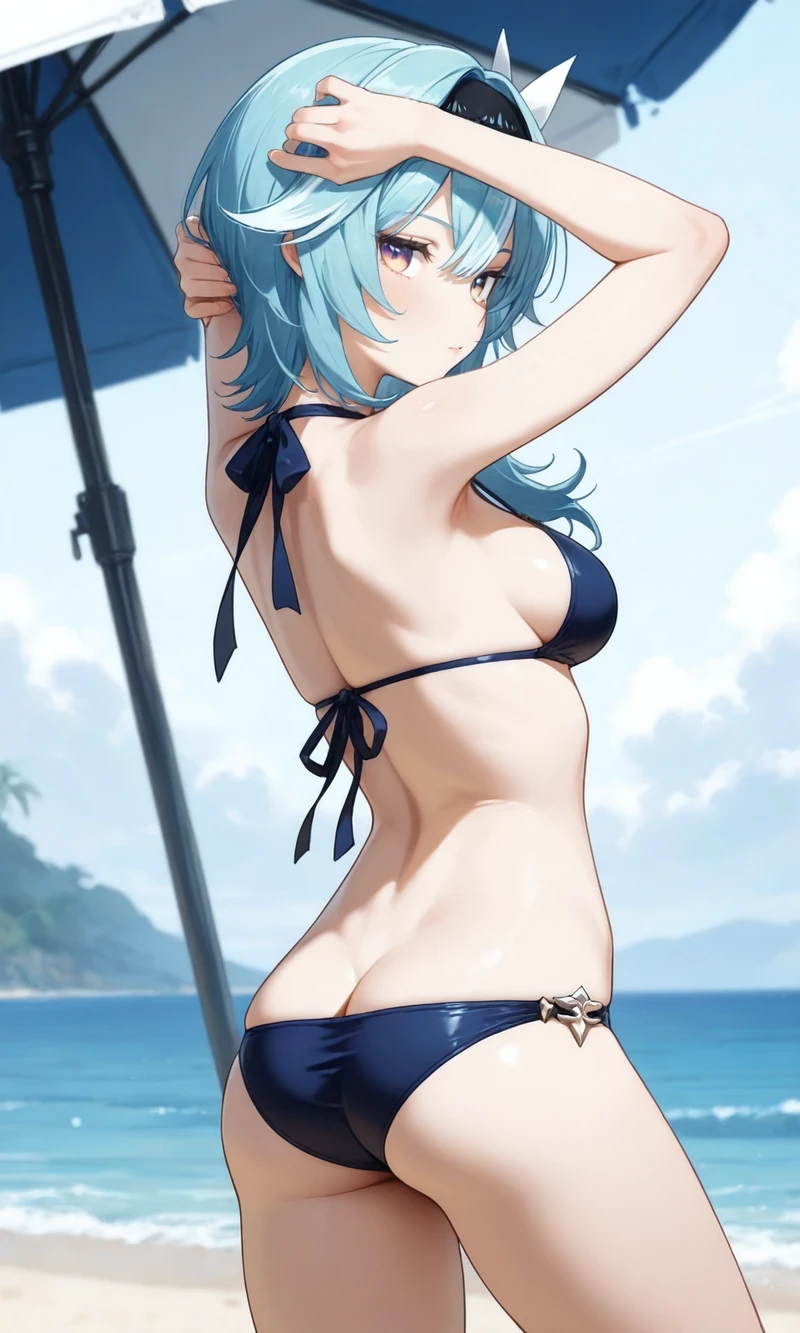 Hình hentai Eula vòng một to lớn quyến rũ
