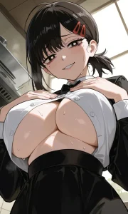 Hình hentai Kobeni cởi đồ lộ hàng nóng bỏng gợi cảm