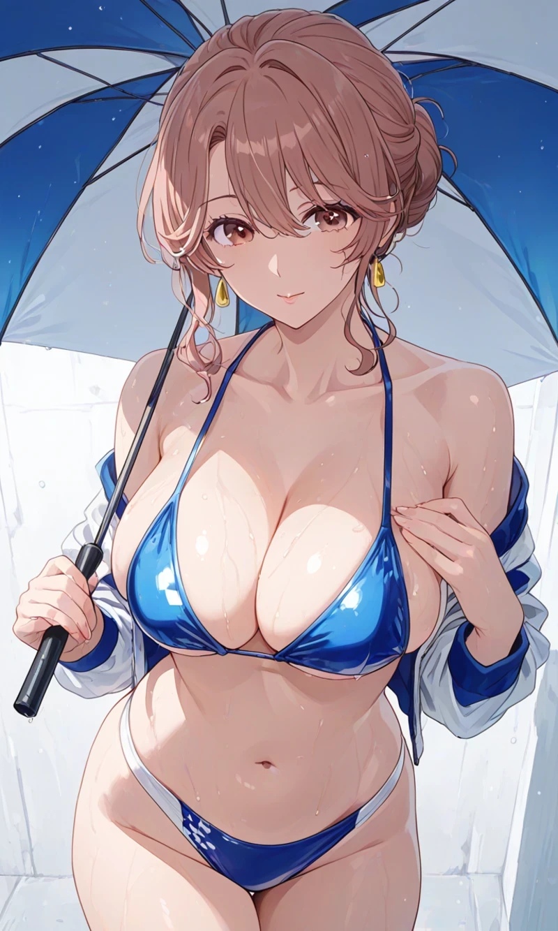 Hình hentai anime cởi áo khoe ngực nóng bỏng