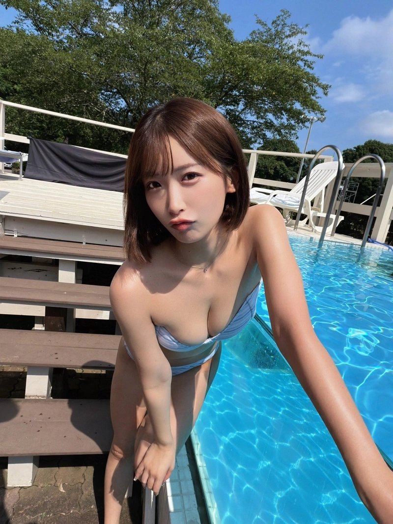Misono Waka bikini ướt át lộ hàng nóng bỏng