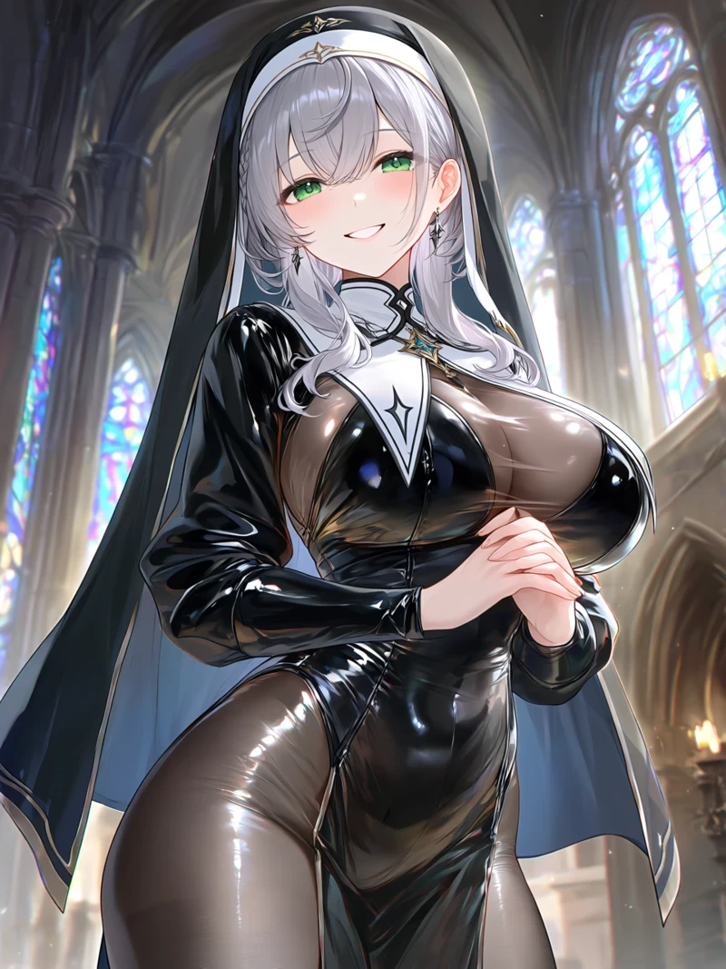 Nữ tu hentai khoe hàng bikini quyến rũ hút hồn