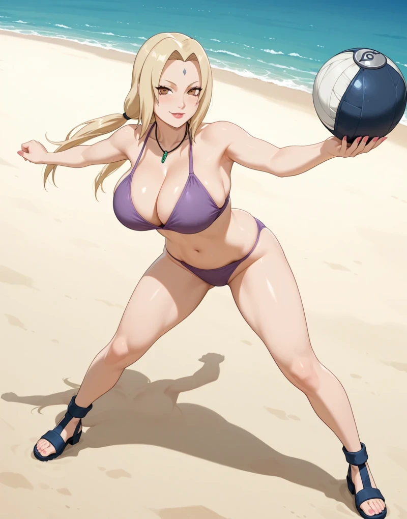 Tsunade bikini lộ hàng nóng bỏng dâm dục