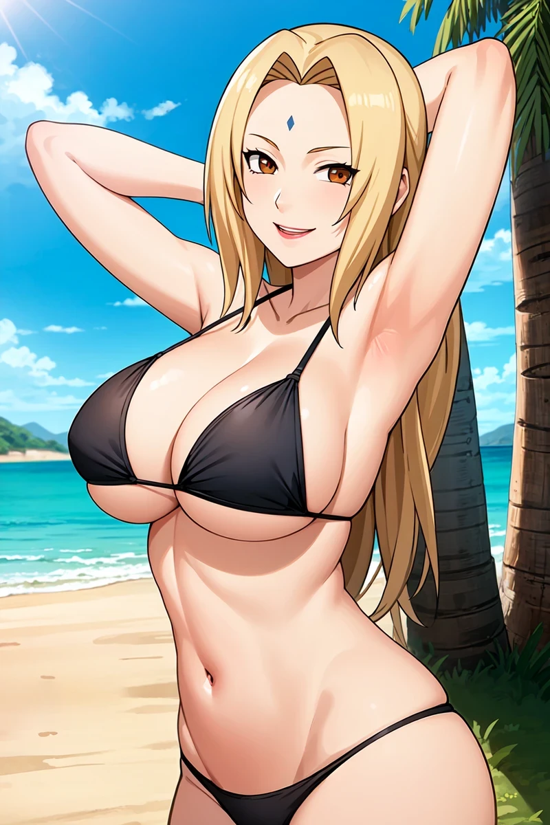 Tsunade khoe ngực to tròn sexy cuốn hút full HD