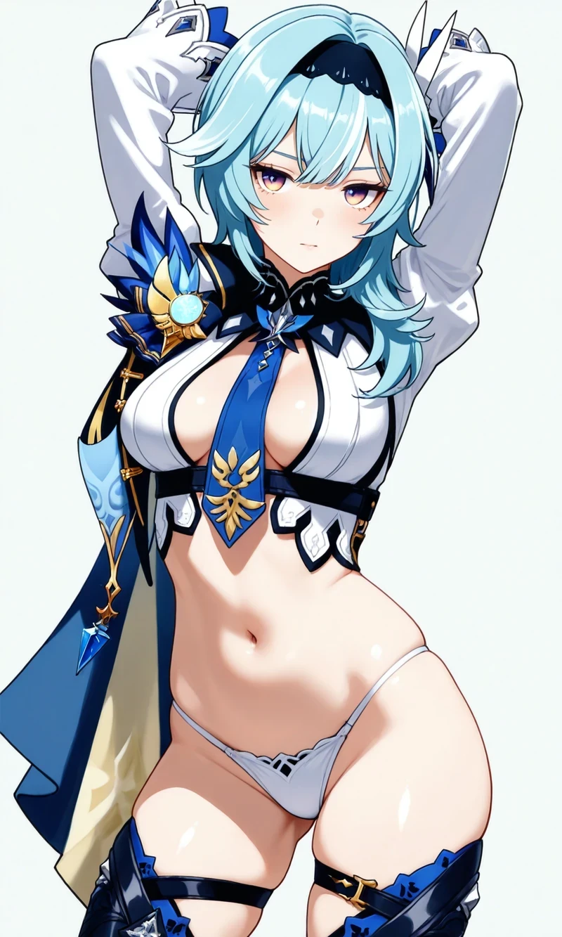 Vòng ba Eula cong quyến rũ hentai siêu nét