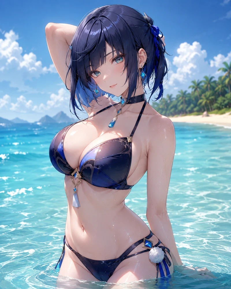 Yelan bikini gợi tình cuốn hút