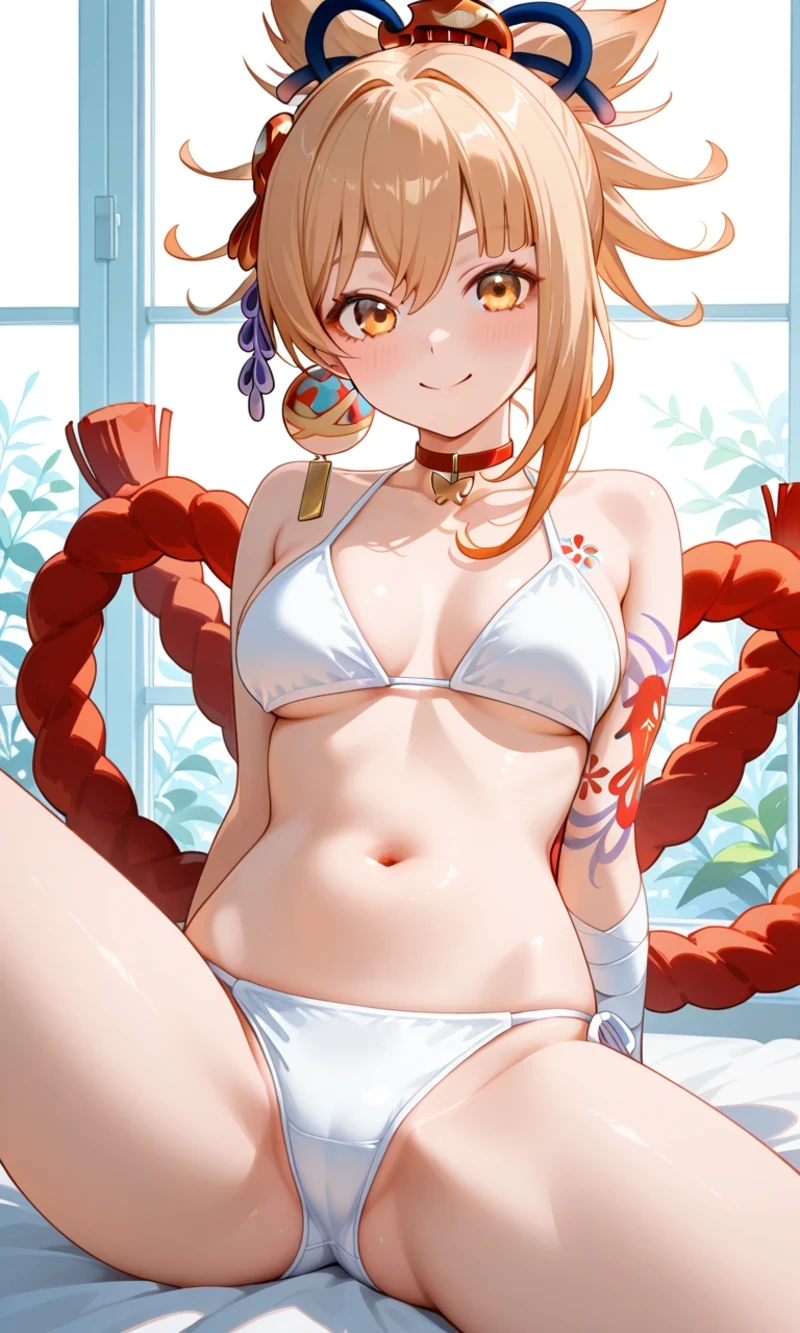 Yoimiya bikini vòng 1 căng tròn sexy