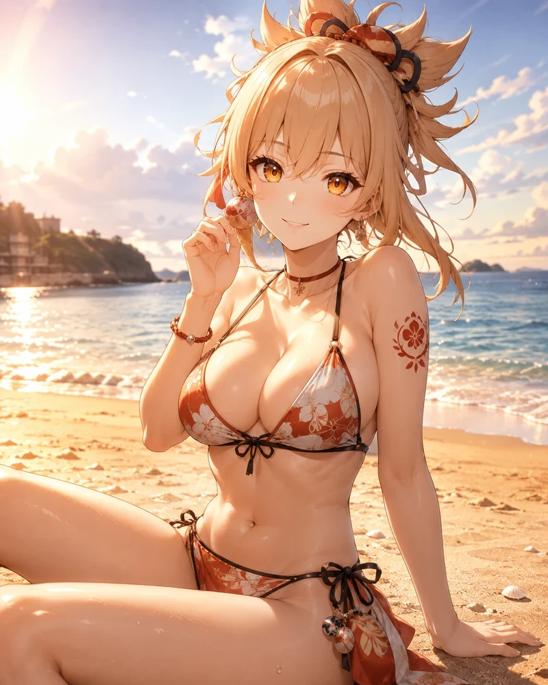 Yoimiya hentai vòng 3 đầy đặn cuốn hút