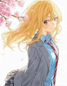 Hình Kaori Miyazono tinh khôi cuốn hút