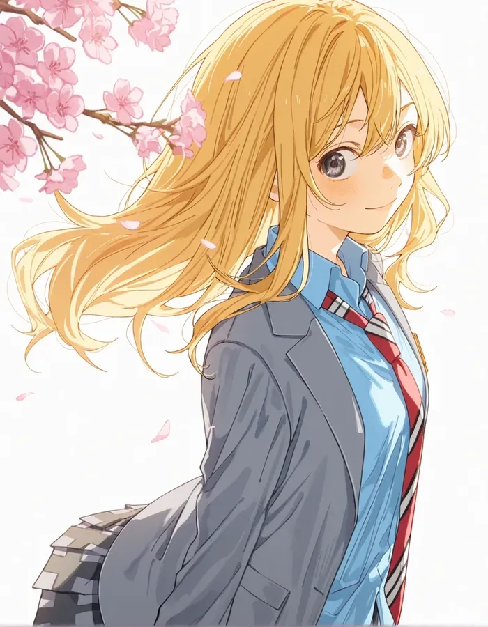 Hình Kaori Miyazono tinh khôi cuốn hút