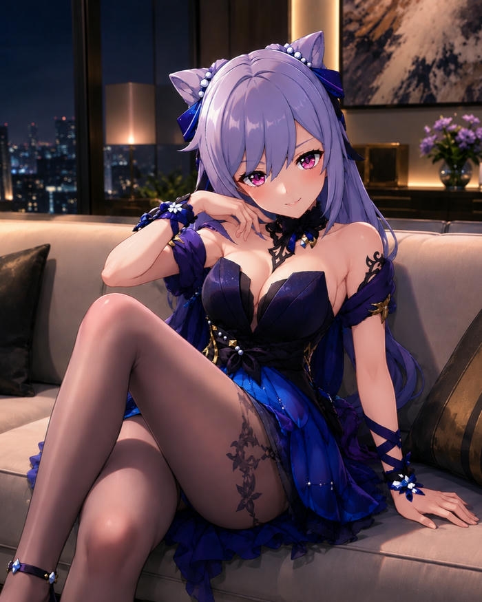 Ảnh keqing hentai nhanh nhạy qua nét mặt bén