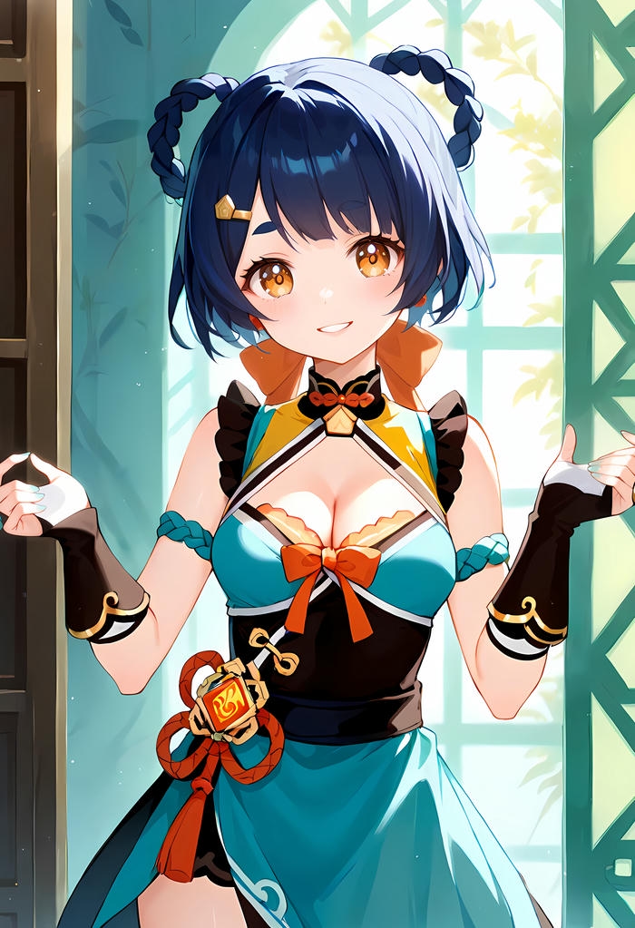 Ảnh xiangling hentai sôi nổi qua đường cong vui