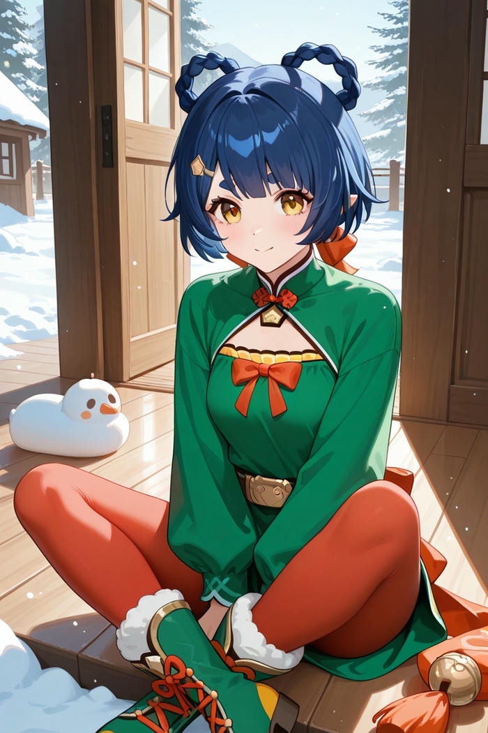 Ảnh xiangling hentai vui tươi cùng vẻ ngoài hăng