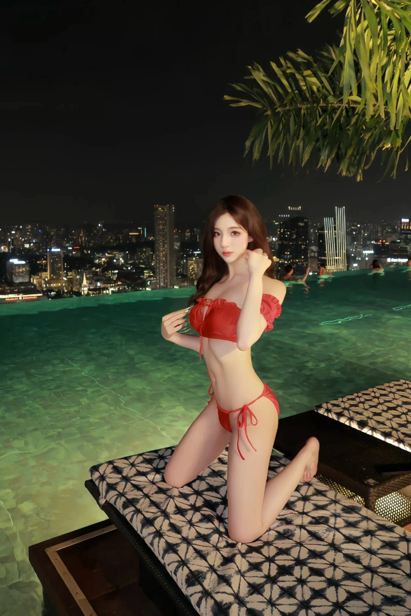 Ảnh cô gái Trung Quốc diện bikini gợi cảm