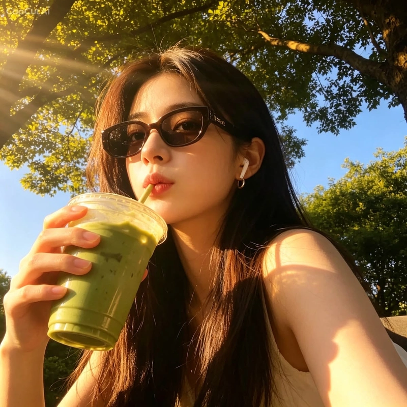 Gái xinh đeo kính dịu dàng cuốn hút
