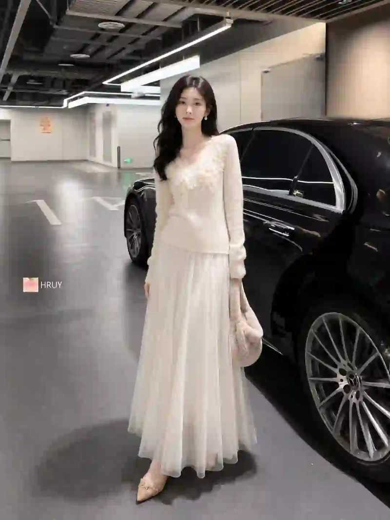 Gái xinh mặc váy lưới siêu phẩm 2K