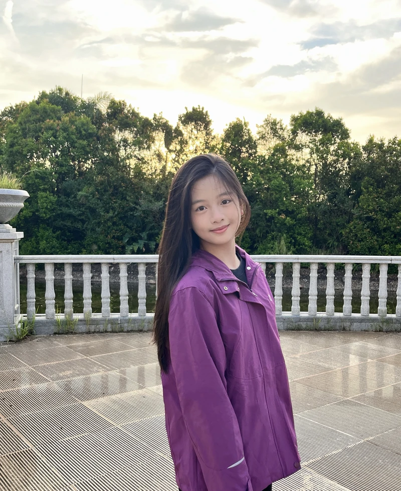 Gương mặt thanh tú trong ảnh gái xinh lớp 7