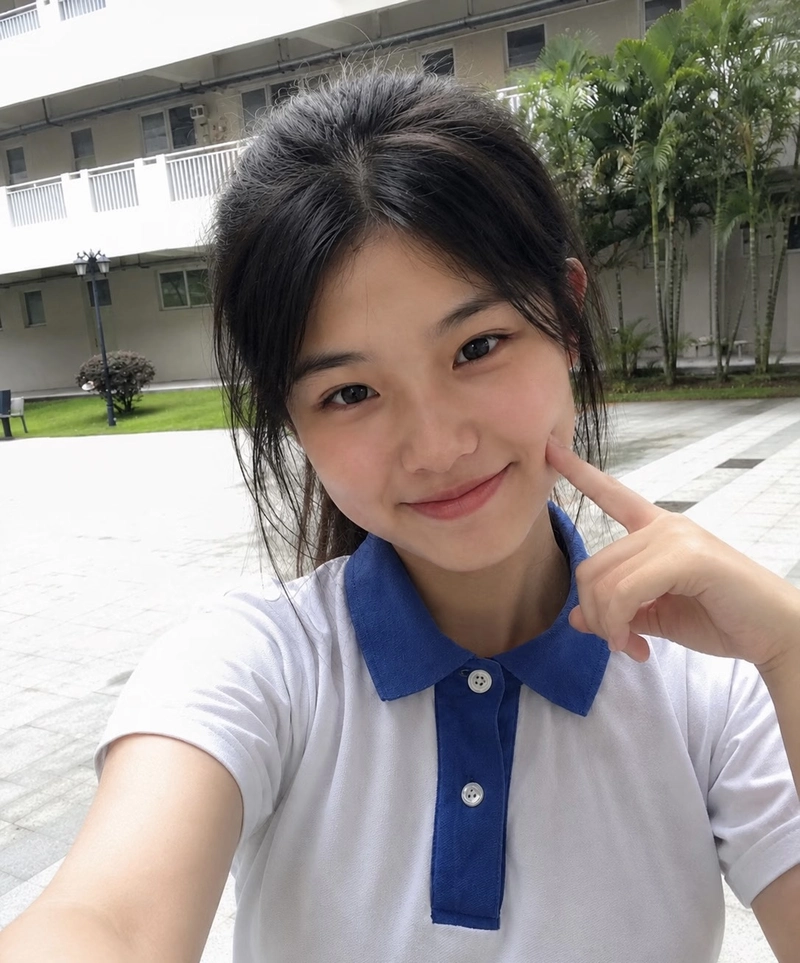 Hình ảnh gái xinh 2k12 cùng nụ cười vui vẻ